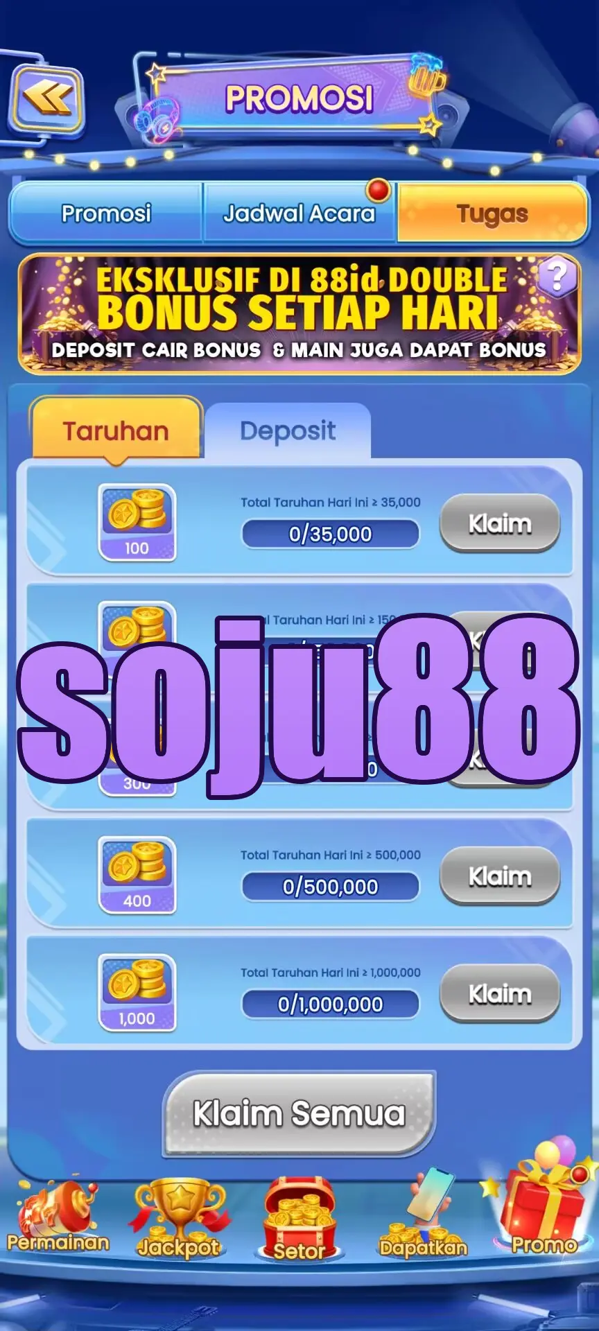soju88 Tangkapan Layar - APK Resmi